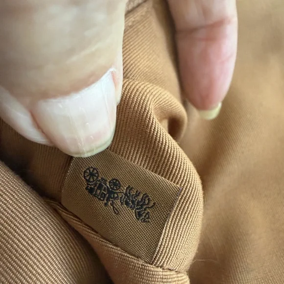 Coach Beige Leather charlie mini Backpack - Picture 13 of 16